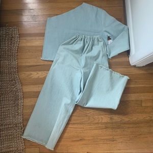 ashley rowe matching denim set
